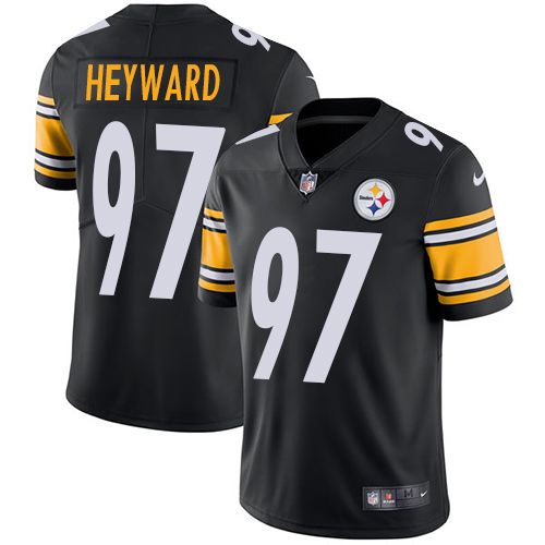 Nike Steelers #97 Cameron Heyward Black Team Color Youth Stitched NFL Vapor Untouchable Limited Jersey